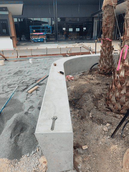 Rounded Concrete Bench ​​— Concreters in Coffs Harbour, NSW